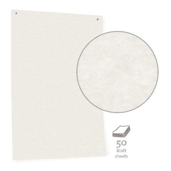Neuland & Inky Thinking UK - white pinboard paper 50 sheets