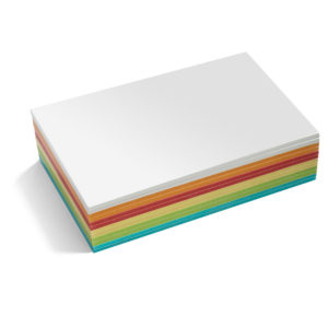 Stick-It cards, maxi rectangular circular, 300 sheets, assorted, sold via Inky Thinking & Neuland UK Shop