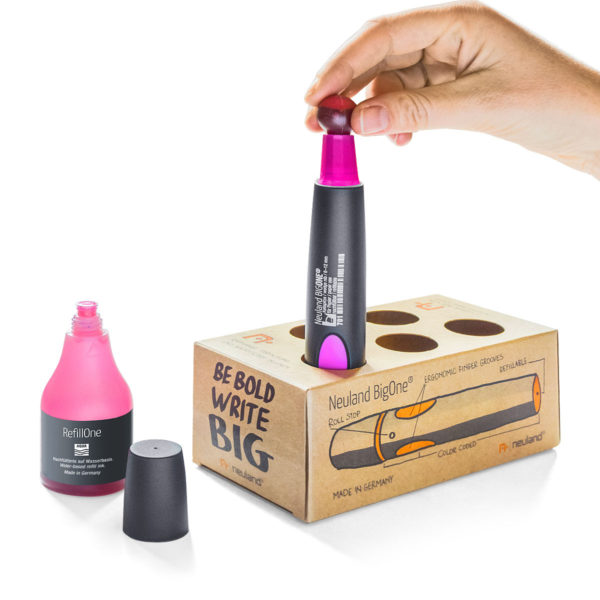 BigOne marker pen with refill ink and refill box - Neuland UK - sold by Inky Thinking