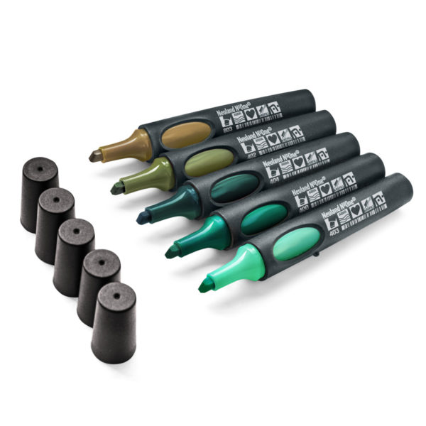 Neuland No.One® wedge nib multipack of pens sold via Inky Thinking UK