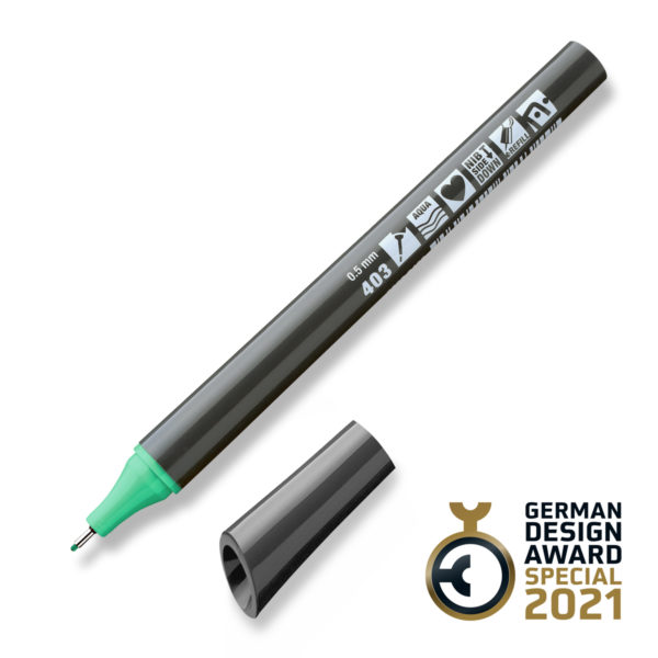 FineOne sketch pen, 403 pastel green - Neuland & Inky Thinking UK