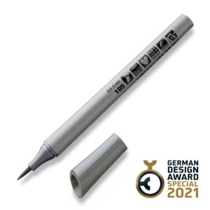 105 grey FineOne Art Brush pen - Neuland & Inky Thinking UK