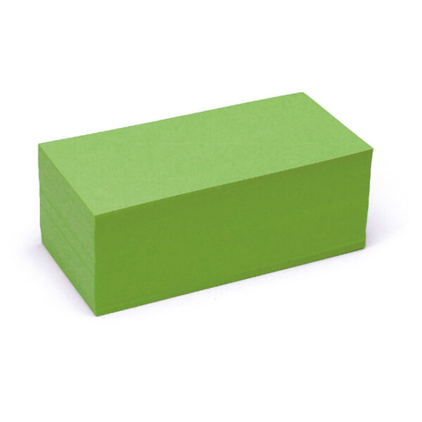 Pin-It Cards, Rectangular, 500 sheets, green
