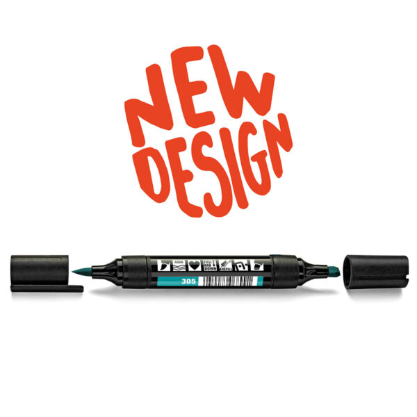 Neuland TwinOne Chisel and Brush Nib pens sold by Inky Thinking UK