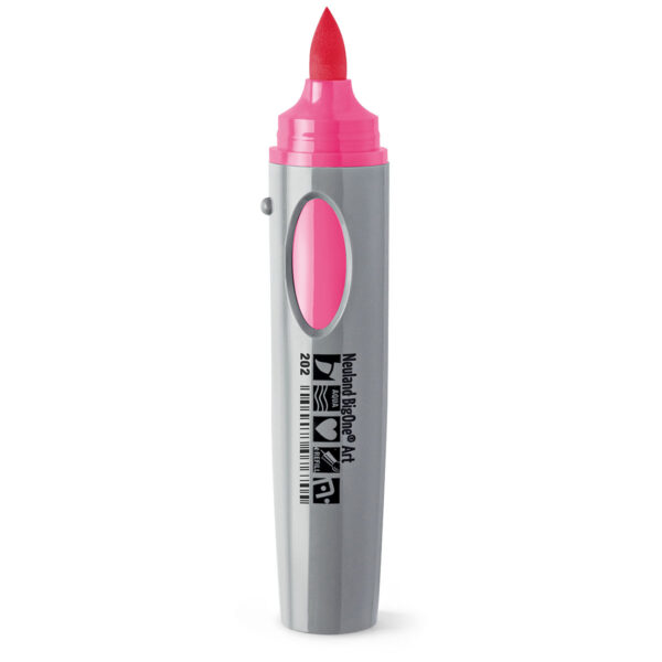 Neuland BigOne Art Brush Nib marker pen, sold by Inky Thinking UK. rose.